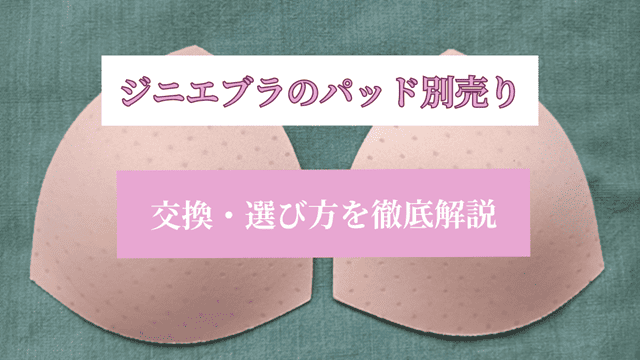 ジニエブラ パッド 別売り