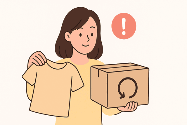 ジニエブラのサイズ交換と返品について