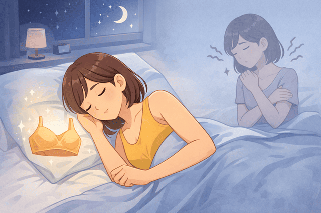 ジニエブラは寝る時も使えるか