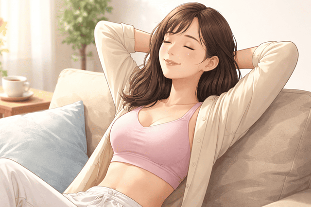 ノンワイヤーの快適さ