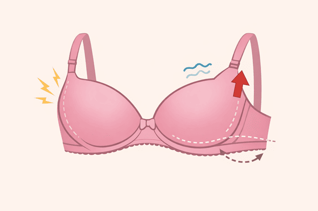 ブラのサイズが合っていないサイン