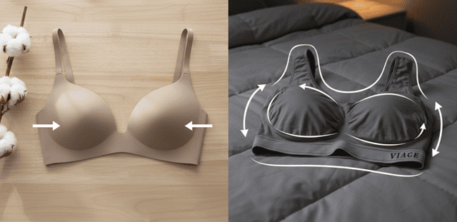 ナイトブラ昼夜兼用ユニクロとVIAGEの補正力