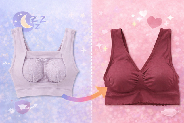 しまむらナイトブラらくうすシェイプとの違い