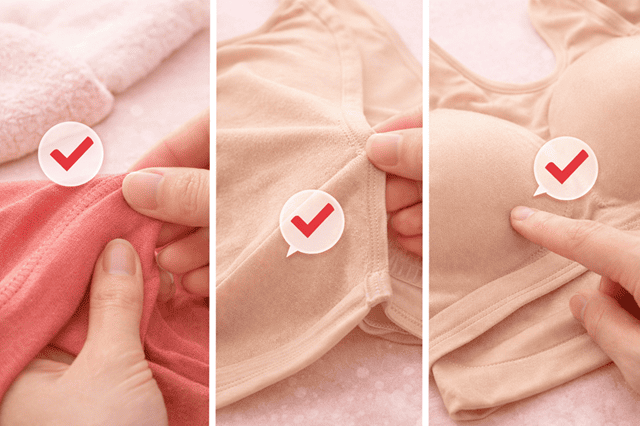 ブラジャー タグ かゆい
タグなしインナーの選び方