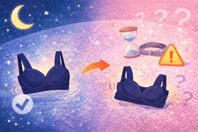 ナイトブラが上がってくるのは劣化
