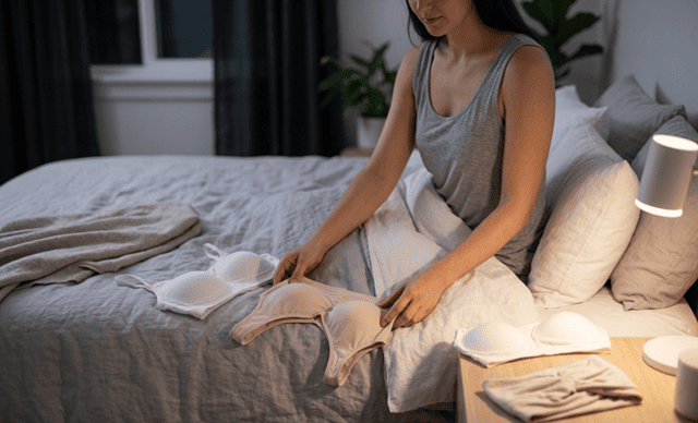 ブラジャーをつけないで寝る場合の正しい対策